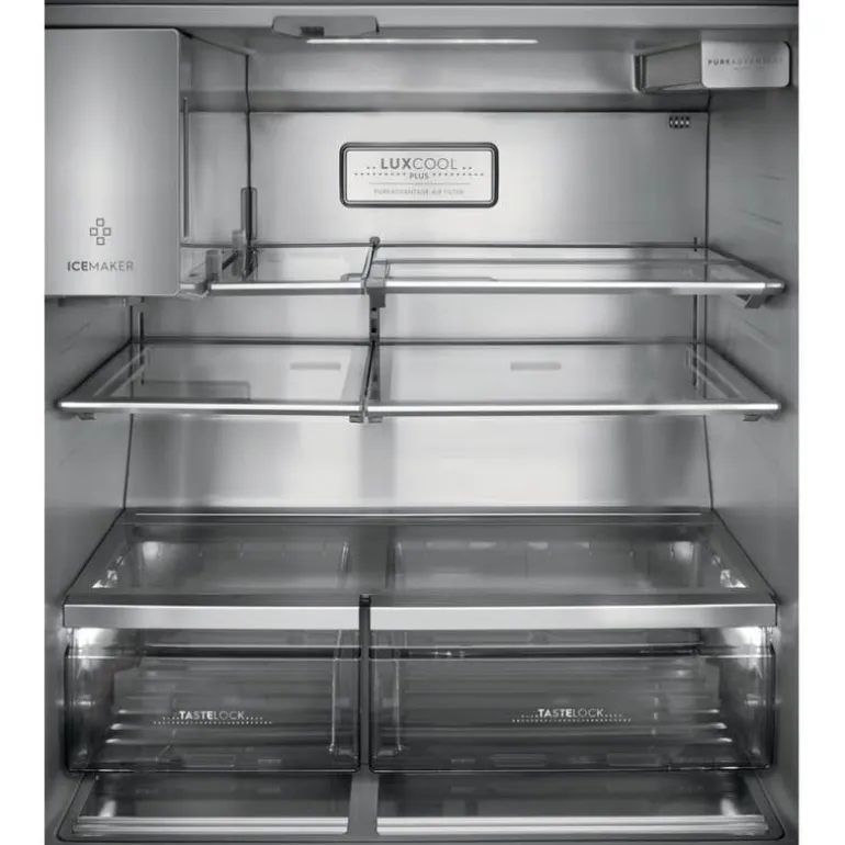 ELECTROLUX 21,8 Cu ft 36 In Refrigerator Stainless Bottom Freezer, French door - ERMC2295AS