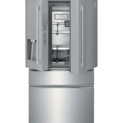 ELECTROLUX 21,8 Cu ft 36 In Refrigerator Stainless Bottom Freezer, French door - ERMC2295AS