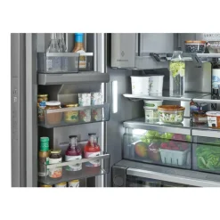 ELECTROLUX 22,6 Cu ft 36 In Refrigerator Stainless Bottom Freezer, French door - ERFC2393AS