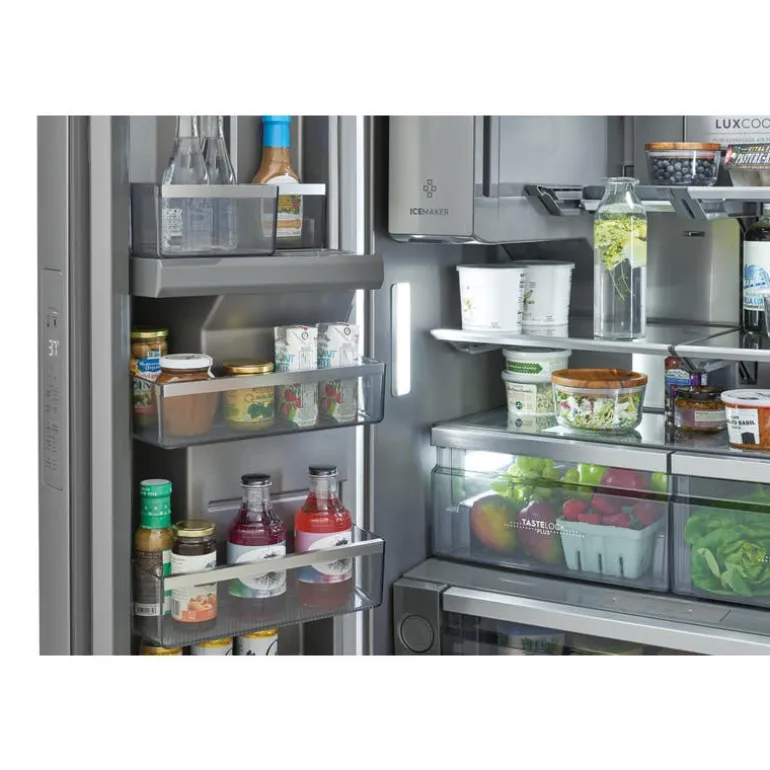 ELECTROLUX 22,6 Cu ft 36 In Refrigerator Stainless Bottom Freezer, French door - ERFC2393AS