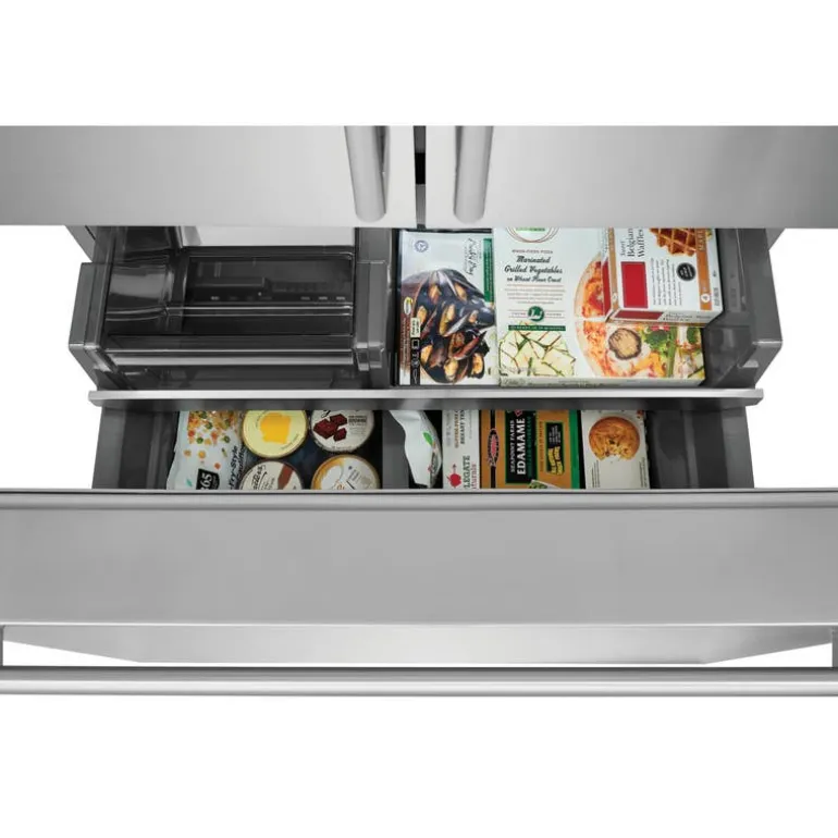 ELECTROLUX 22,6 Cu ft 36 In Refrigerator Stainless Bottom Freezer, French door - ERFC2393AS