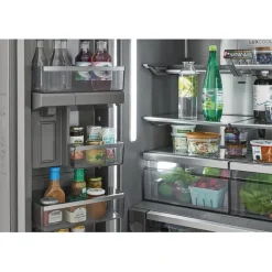 ELECTROLUX 22,6 Cu ft 36 InRefrigerator Stainless Bottom Freezer, French door - ERFG2393AS