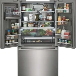 ELECTROLUX 22,6 Cu ft 36 InRefrigerator Stainless Bottom Freezer, French door - ERFG2393AS