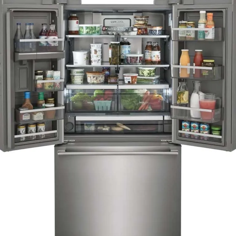 ELECTROLUX 22,6 Cu ft 36 InRefrigerator Stainless Bottom Freezer, French door - ERFG2393AS