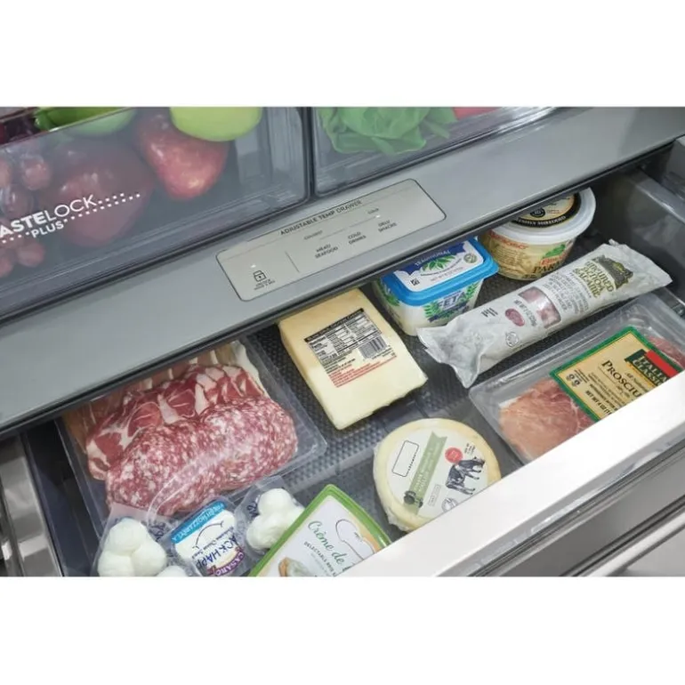 ELECTROLUX 22,6 Cu ft 36 InRefrigerator Stainless Bottom Freezer, French door - ERFG2393AS