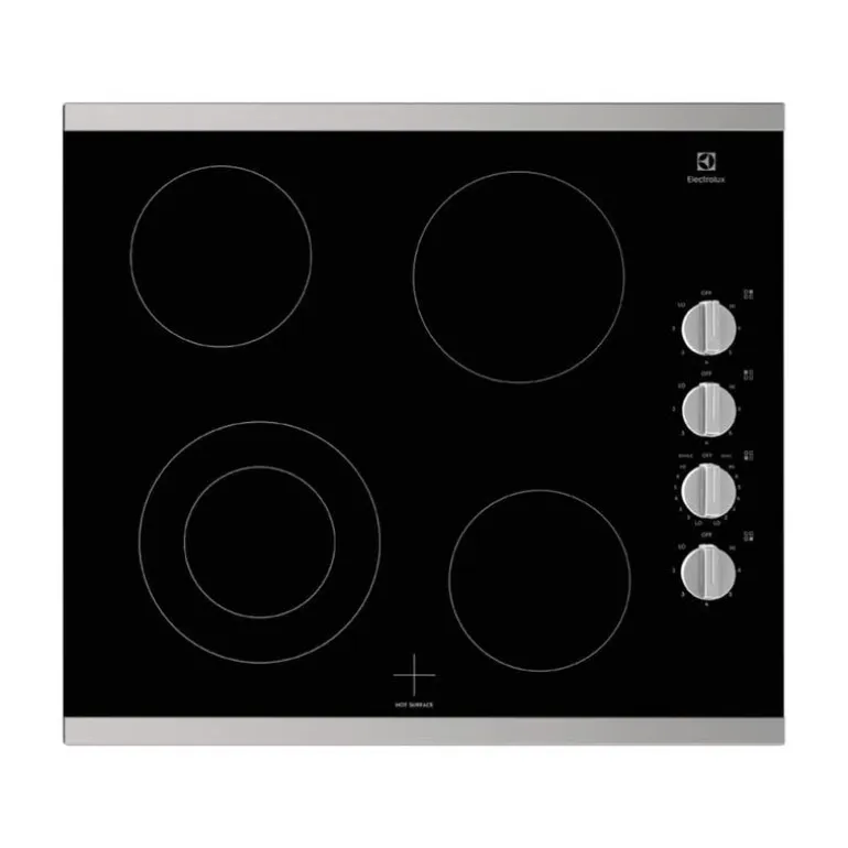 ELECTROLUX Cooktop Glass-Ceramic Stainless 24" Stainless - ECCE242CAS