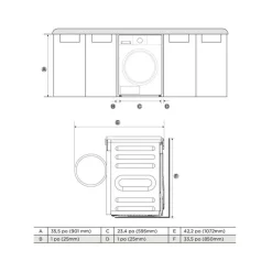 ELECTROLUX Dryer White 24" - ELFE433CAW