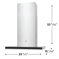 ELECTROLUX Hood Wall Mount Stainless 30