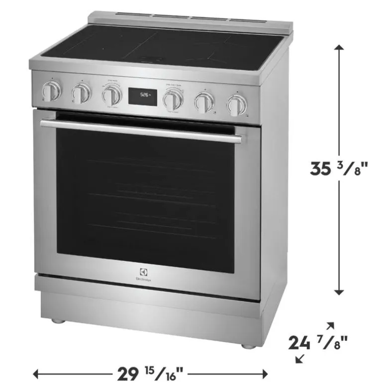ELECTROLUX Range Stainless 30" Electric Induction - ECFI3068AS