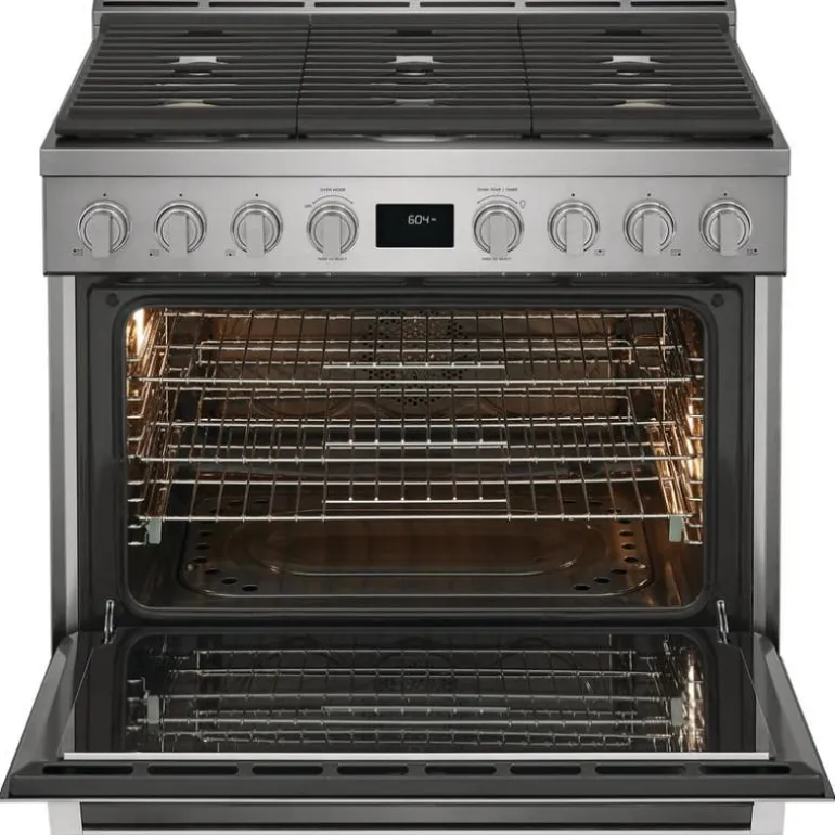 ELECTROLUX Range Stainless 36" Electric Gas - ECFG3668AS