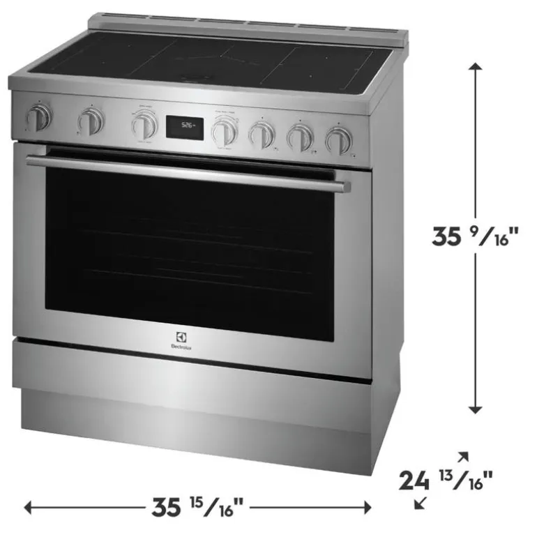 ELECTROLUX Range Stainless 36" Electric Induction - ECFI3668AS
