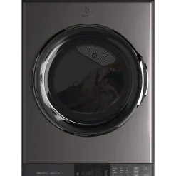 ELECTROLUX Spacemaker Laundry Tower, Black Stainless, 27