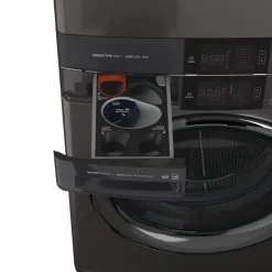 ELECTROLUX Spacemaker Laundry Tower, Black Stainless, 27