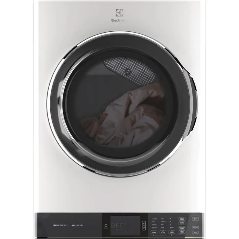 ELECTROLUX Spacemaker Laundry Tower, White, 27", Front-Load - ELTE760CAW