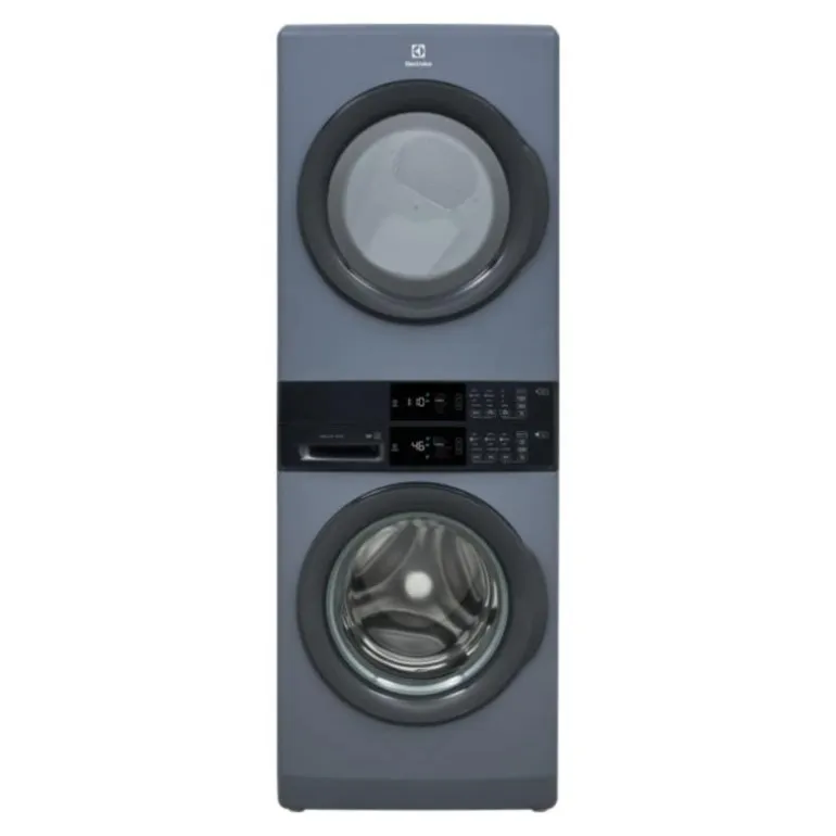 ELECTROLUX Spacemaker Laundry Tower, Denim Blue, 27", Front-Load - ELTE730CAD