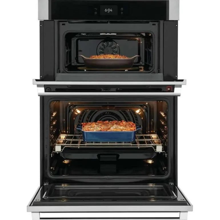 ELECTROLUX Wall Oven and Microwave Set Stainless 30" Electric - ECWM3012AS