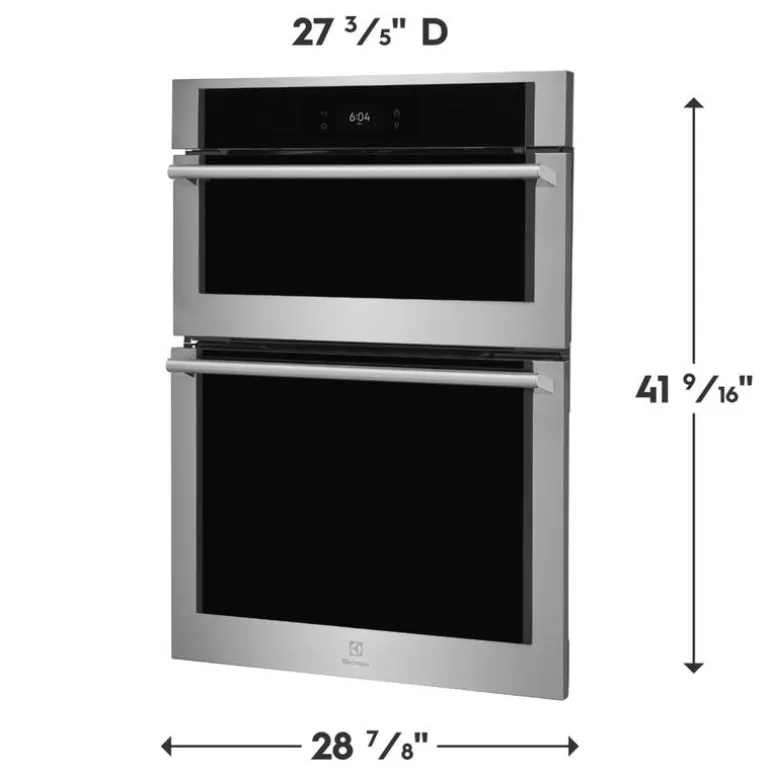 ELECTROLUX Wall Oven and Microwave Set Stainless 30" Electric - ECWM3012AS