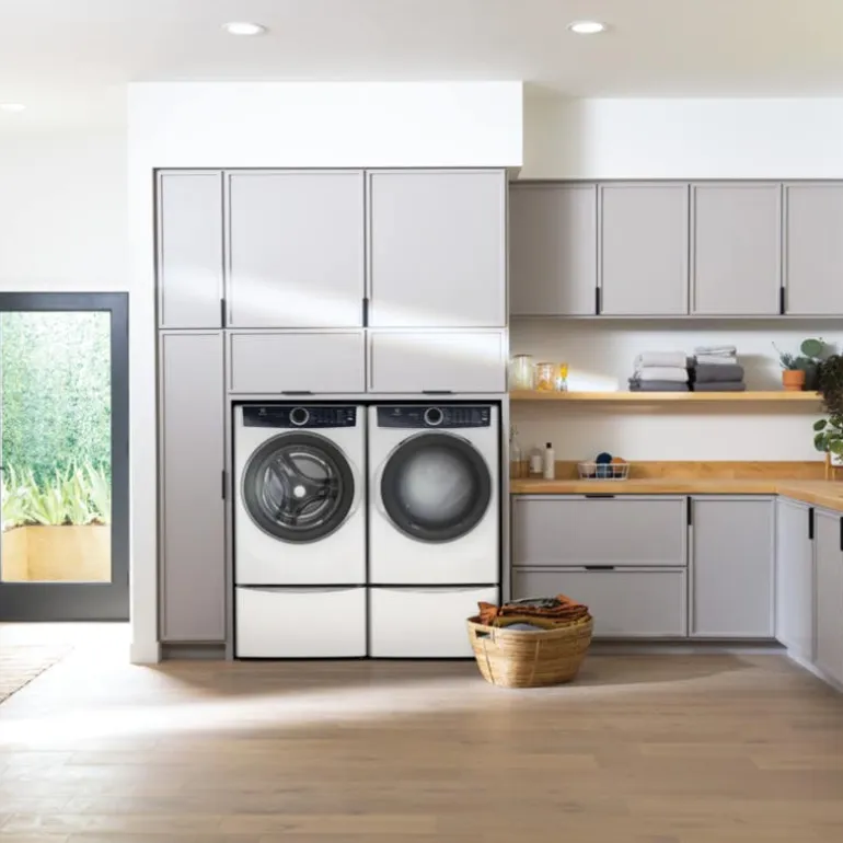 ELECTROLUX Washer & Dryer Kit, White, Front-Load - ELFW-ELFE75