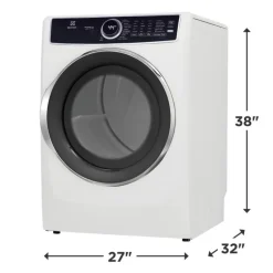 ELECTROLUX Washer & Dryer Kit, White, Front-Load - ELFW-ELFE75