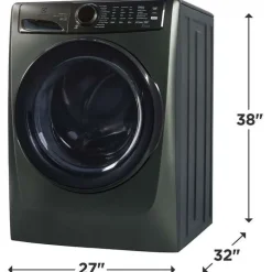 ELECTROLUX Washer Front-Load Alpin Green 27" - ELFW7738AA