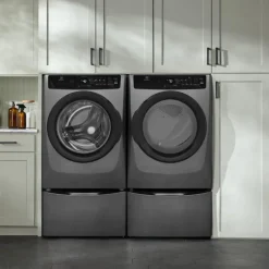 ELECTROLUX Washer Front-Load Black Stainless 27