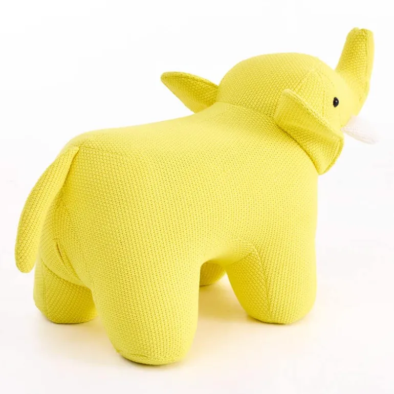 Elephant-Shaped Kids Pouf – 30.3" x 14.2" x 13.4"