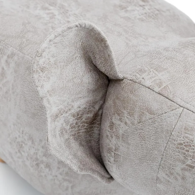 Elephant-Shaped Kids Pouf – 29.5" x 14.2" x 13.8"