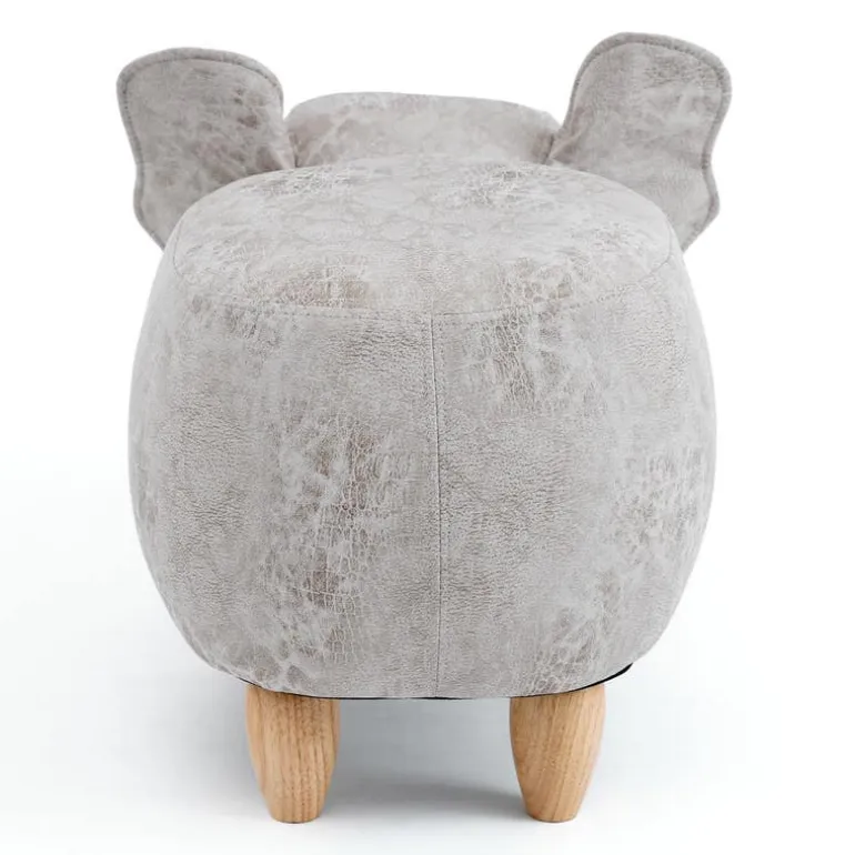 Elephant-Shaped Kids Pouf – 29.5" x 14.2" x 13.8"