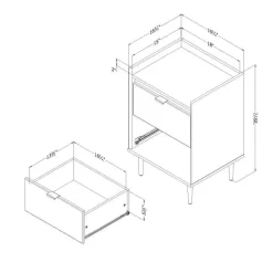 End Table - South Shore