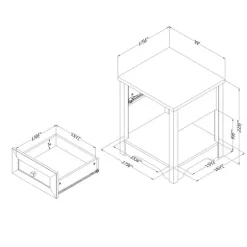 End Table - South Shore
