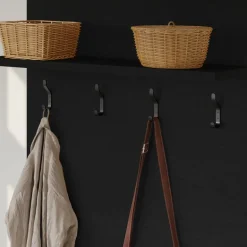 Entryway Wall-Mounted Coat Rack with Shelf