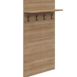 Entryway Wall-Mounted Coat Rack with Shelf