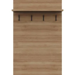 Entryway Wall-Mounted Coat Rack with Shelf
