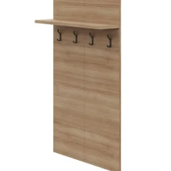 Entryway Wall-Mounted Coat Rack with Shelf