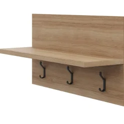 Entryway Wall-Mounted Coat Rack with Shelf