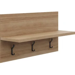 Entryway Wall-Mounted Coat Rack with Shelf