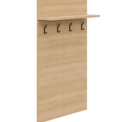 Entryway Wall-Mounted Coat Rack with Shelf