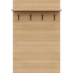 Entryway Wall-Mounted Coat Rack with Shelf