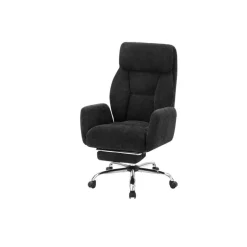 Ergonomic Office Chair in Black Fabric - Monarch
