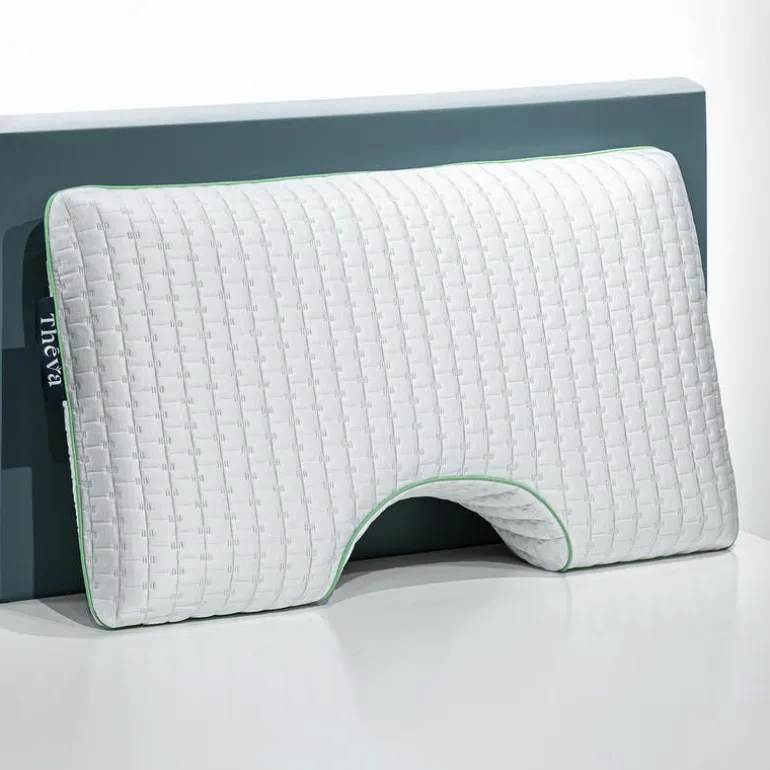 Ergonomic Shoulder Pillow with Green Tea-Infused Memory Foam