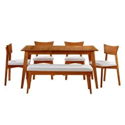 Extendable Rectangular Dining Table (54