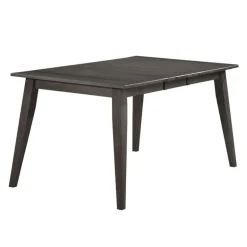 Extendable Rectangular Dining Table (48" to 60") with 6 Chairs - Slate