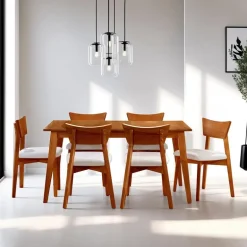 Extendable Rectangular Dining Table (48