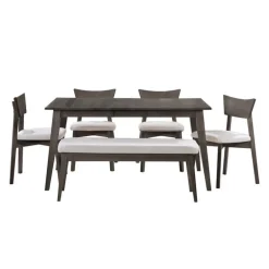 Extendable Rectangular Dining Table (54