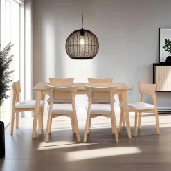 Extendable Rectangular Dining Table (54