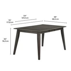 Extendable Rectangular Dining Table (54