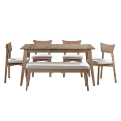 Extendable Rectangular Dining Table (48