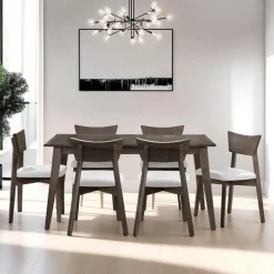 Extendable Rectangular Dining Table (54