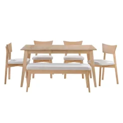 Extendable Rectangular Dining Table (54