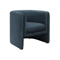 Fabric Accent Chair - Blue